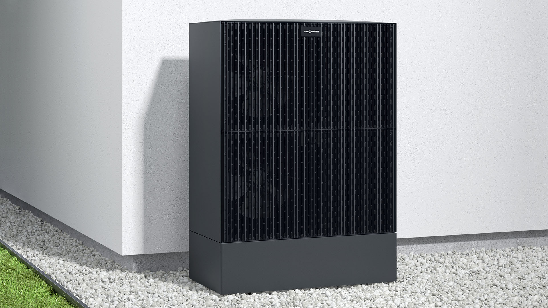 Vitocal-25X-A-outdoor-unit-with-design-floor-console-16-9.jpg Õhk-vesi soojuspumba välisosa