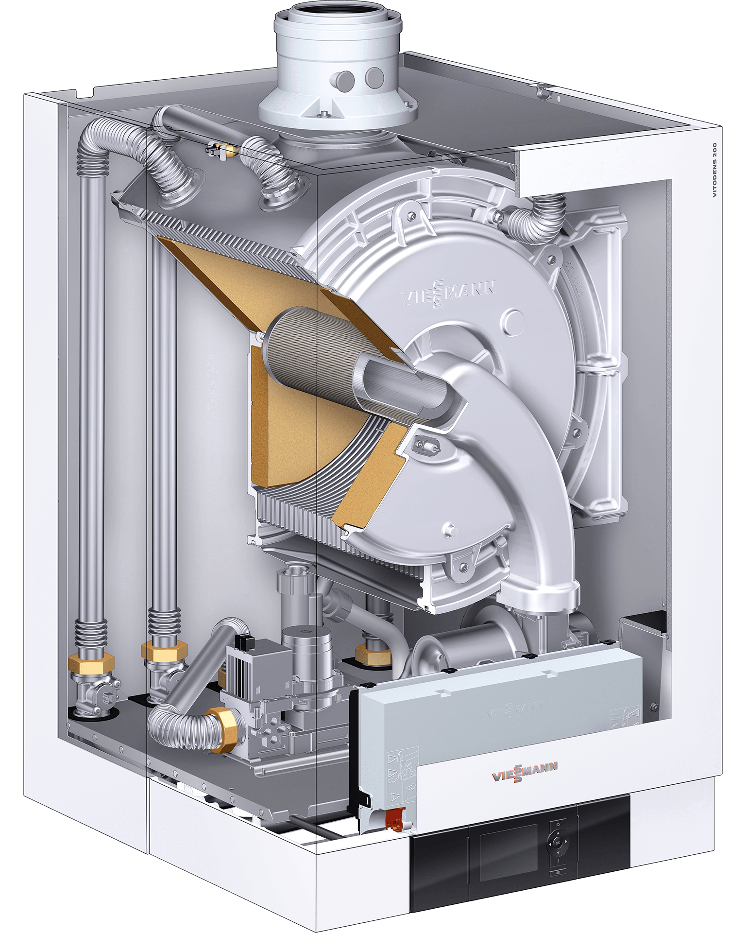 Vitodens-200-W-up-to-150-kW-cross-section-4-5 Vitodens 200-W gaasikatel 150kW