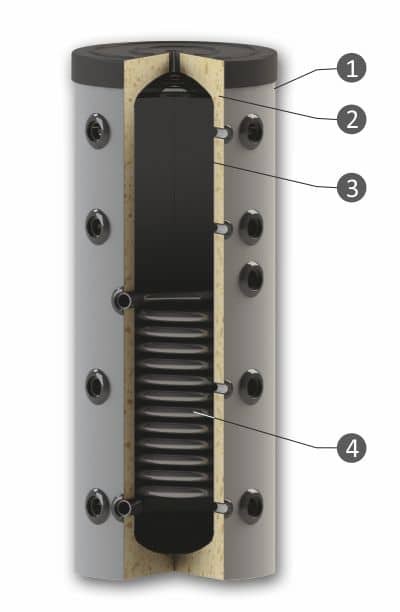buffer-tank_PS1_open Akupaak ühe soojusvahetiga